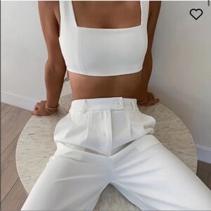 Princess Polly Huxley Crop Top & Pants size 2 NWT